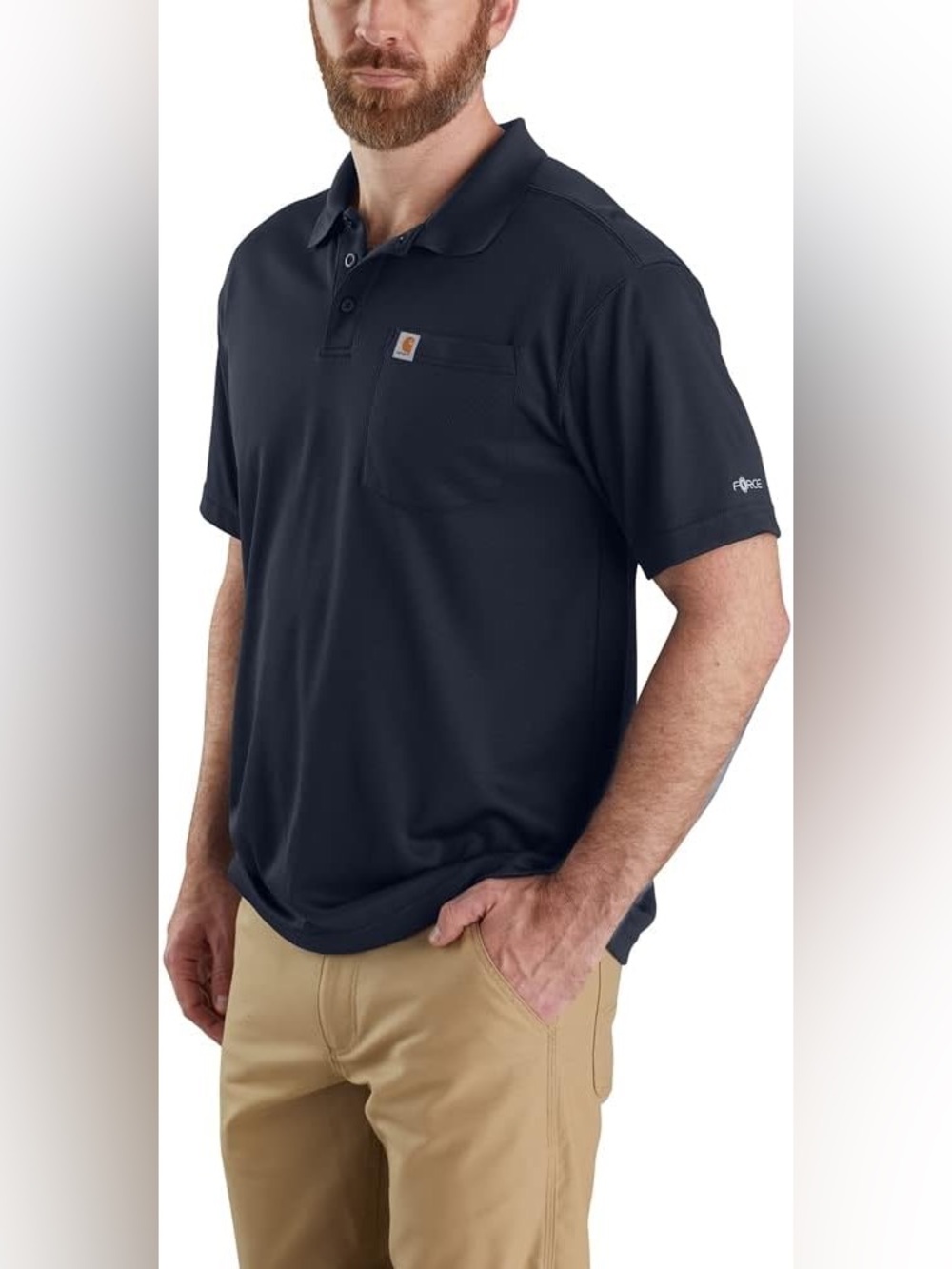 Carhartt Men’s Force Polo - Picture 2 of 4